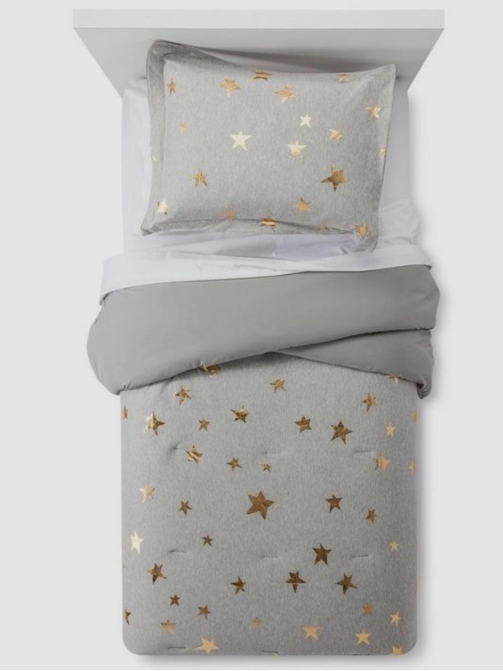 Gold Star Gray Comforter Set - Pillowfort